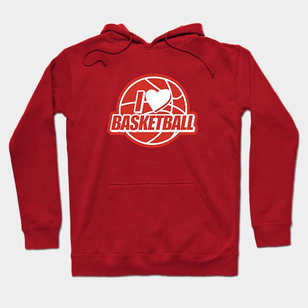 I Heart Basketball Hoodie by Hayden Mango Collective 